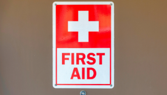 First aid sign